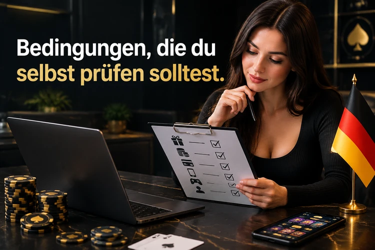 Bedingungen, die du selbst prüfen solltest