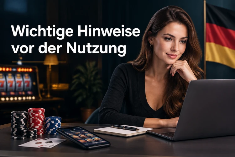 Wichtige Hinweise vor der Nutzung